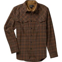 The western-inspired Weston Shirt is an equally appropriate style for a day of hard work or a night of relaxation. Taking inspiration from ranchers and cowboys, this yoked button-up lets us imagine the old west while we're wrapped in velvety virgin wool. Brown Western Style Shirt For Fall, Brown Western Shirt For Fall, Classic Brown Flannel Shirt For Outdoor, Brown Button-up Flannel Shirt For Outdoor, Brown Outdoor Shirt For Fall, Brown Fall Outdoor Shirt, Brown Outdoor Shirt With Button Closure, Brown Shirt With Button Closure For Outdoor, Brown Tops With Button Closure For Outdoor