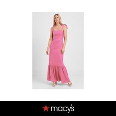 in stock Pink Maxi Dress For Date Night, Chic Pink Maxi Dress, Spring Pink Maxi Dress For Date Night, Trendy Pink Midi Dress For Day Out, Chic Pink Maxi Dress For Date Night, Trendy Pink Maxi Dress For Day Out, Trendy Pink Maxi Dress For Spring, Chic Pink Midi Dress For Day Out, Trendy Fitted Pink Maxi Dress