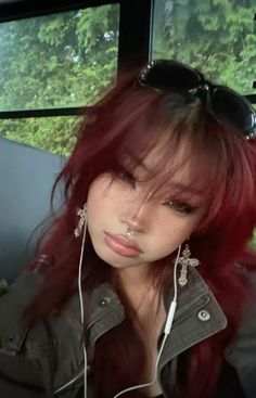 Red Hair Inspo, Y2k Hairstyles, Hair Stylies, Penteado Cabelo Curto, Hair Inspo Color