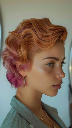 Short Hair, Big Impact: 24 Cute and Manageable Hairstyles You'll Love Anniversary Hairstyles Short Hair, Finger Waves Bob Hair, Very Short Prom Hairstyles, Burlesque Hairstyles Short, Platinum Blonde Finger Waves, Finger Waves Mullet, Retro Waves Short Hair, Pixie Finger Waves, 20s Hairstyles Short