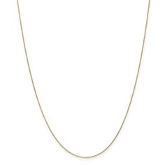 14k Yellow Gold 0.80mm Solid D.C Cable Chain at $ 81.86 only from Jewelryshopping.com Bow Jewelry, Rose Gold Chain, Chain Anklet, Fine Jewelry Gift, Fine Jewellery Necklace, Polish Jewelry, Selling Jewelry, High Quality Jewelry, Snake Chain