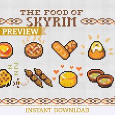 the food of syrin is shown in this pixel art video game, and it's free to play