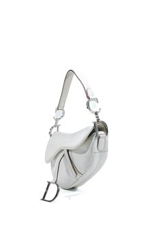 Brand: Christian Dior | Style: Saddle | Type: Shoulder bag | Color: White | Material: Leather | Macbook friendly: No | Height: 18 cm. Length: 23 cm. Width: 4 cm. | Condition: Very Good | SKU: 4875 Dior Style, Designer Bags Louis Vuitton, Vintage Designer Bags, Burberry Sunglasses, Togo Leather, Brown Handbag, Monogram Bag, Branded Bags, White Material