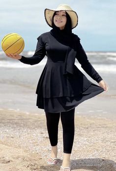 Modest Outfit Ideas, Muslim Women Hijab, Modesty Fashion, Modest Swimwear, Muslim Fashion Dress, Hijabi Outfits