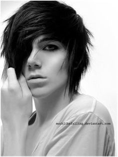 he's gorgeous *-* there are 1 million emo boys yet not one lives near me, AHHH! Emo Hairstyles For Guys, Scene Guys, Cute Emo Guys, Emo People, Hairstyle Color, Emo Scene Hair, Scene Boys, Goth Guys