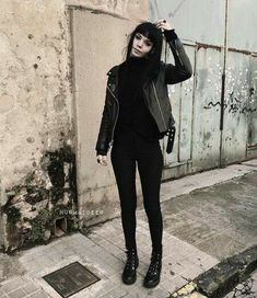 Winter Fashion Outfits Edgy, Sweater Goth Outfit, Laid Back Goth Outfits, Goth Fashion Winter, Goth Christmas Aesthetic Outfit, Gothic Outfits Casual Winter, Athletic Goth Outfits, Goth Winter Clothes, Goth Turtleneck Outfit