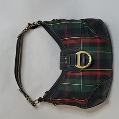 Ultra Cute Plaid Bag With Gold Tone Hardware. Lots Of Pockets. Nwot Excellent Condition Multicolor Shoulder Bag With Branded Hardware For Everyday Use, Plaid Bag, Plaid Purse, American Living, Lots Of Pockets, Purse Bag, Dream Wardrobe, Tartan, Black Red