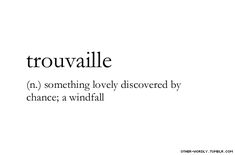 the words trouvalle are written in black and white on a white background