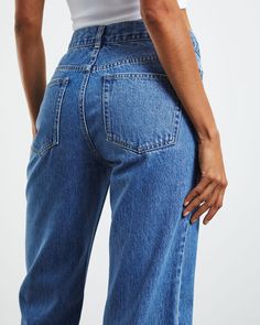 The Emmy V Waist Straight Jean by Neon Hart is a full length jean that comes in a mid-blue wash. This style features a mid rise, v-shaped waist and is constructed from a rigid cotton denim. Featuring five pocket styling, belt loops, zip fly with button closure and a straight leg profile. Complete the look with a corset top and kitten heels for a fun night out with the girls.Our model is wearing a size 26. She is 178cm with a 81cm bust, a 69cm waist and 92cm hips. Teen Shopping, Destination Dress, Skirt Jumpsuit, Skirted Swimwear, Denim Shop, Corset Top, Bright Blue, V Shape, Playsuit Jumpsuit