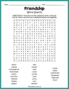 a word search page with words that are in the same font and numbers on it