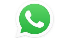 the whatsapp icon is shown in green with white letters and a phone on it