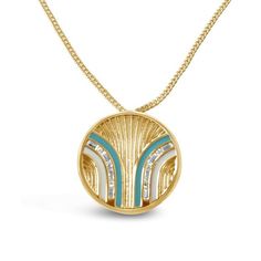 Inspired by those 70's banded lines we love, and the historic pastel Art Deco South Beach hotels Blue and White colored enamel, with clear round/baguette CZs23mm round pendant. Chain is 16" with a 2" extender chain Tarnish resistant, heavy 14K Gold over Brass or heavy Rhodium over Brass with a Sterling Silver chain. A Gold Filled chain upgrade is available, choose "gold filled chain" from the drop box at checkout Luxury Bohemian Turquoise Necklace With Round Pendant, Art Deco Enamel Round Jewelry, Art Deco Round Enamel Jewelry, Retro Collectible Enamel Jewelry, Pastel Art Deco, Minimalist Ear Cuff, South Beach Hotels, Drop Box, Gold Filled Ring