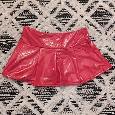 I Love This Skirt, It Runs A Little Short But Has Built In Soft Shorts. Beautiful Bright Red, Size 4 (Small) Brand New Never Worn With Tags! 100% Polyurethane! Red Skort For Spring Night Out, Red Skort For Night Out In Spring, Hot Pink Mini Skirt, Trendy Red Pleated Skirt, Trendy Red Flared Skirt Bottoms, Casual Pink Skort For Night Out, Trendy Red Stretch Mini Skirt, Trendy Pink Flared Skirt Bottoms, Trendy Red Mini Length Bottoms