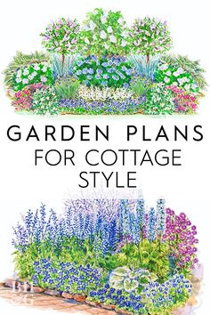 garden plans for cottage style gardens