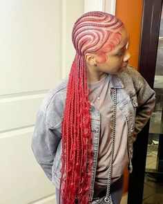 Burgundy Alicia Keys Braids, Red Alicia Keys Braids, Alesha Keys Braids, Braids Trending, Keys Braids, Fulani Braids Hairstyles, Alicia Keys Braids, Future Hairstyles