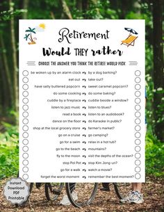 a sign with the words retirement would they rather be paid? and an image of a person standing next to it