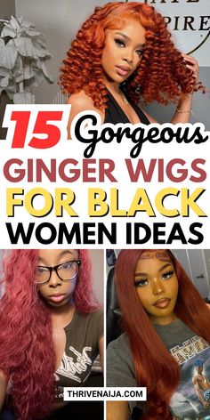 Unlock your hair potential with the best ginger wigs for Black women! 🍂✨ Featuring trendy styles and beautiful colors, these wigs are designed to enhance your beauty. Perfect for any occasion, you’ll love how you look! Don’t forget to save this pin for future inspiration! 📌💖 Ginger Wigs For Black Women, Ginger Wigs, Ginger Wig, Future Inspiration, Enhance Your Beauty, Wigs For Black Women, The 1960s, Wig Hairstyles, Beautiful Colors