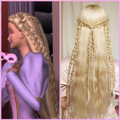 Barbie Hairstyle, Peinados Fáciles Para Cabello Corto, Hair Stylies, Princess Hairstyles, Hair Up Styles, Hairdo For Long Hair, Hair Stylist Life, Hair Inspo Color