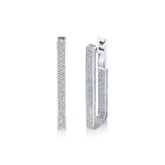 LINK COLLECTION: The SHAY Diamond Pave Elongated Deco Link Earrings. Details: 18K Gold: 8.55 gr White Diamonds: 2.72cts Closure: hinged-back Length: 35mm Natural, untreated gemstones CONTACT us to further customize Available in Rose, Yellow, White or Black Gold Product Number: SE316 All products are made to order within 4 - 6 weeks. All GBP & EUR pricing includes duties & taxes. We offer complimentary International shipping and 2 day shipping within the US. For estimated delivery lead times, ple Luxury Long Drop Linear Earrings For Formal Occasions, Luxury White Gold Long Drop Earrings, Luxury White Gold Diamond Earrings In Rectangular Shape, Luxury Linear Earrings With Single Cut Diamonds For Anniversary, Luxury Linear Drop Earrings With Single Cut Diamonds, Luxury White Diamond Linear Earrings, Luxury White Gold Diamond Earrings Rectangular, Luxury Cubic Zirconia Linear Earrings, Luxury White Linear Earrings With Diamond Accents