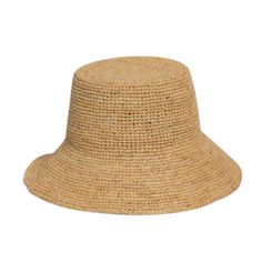 Chic Crochet Bucket Hat- Natural - The Well Appointed House Curved Brim Handwoven Toquilla Straw Bucket Hat, Handwoven Toquilla Straw Bucket Hat With Curved Brim, Natural Handwoven Bucket Hat, Spring Woven Bucket Hat, Handwoven Straw Bucket Hat, Straw Bucket Sun Hat, Adjustable Natural Bucket Hat, Adjustable Natural Color Bucket Hat, Casual Natural Bucket Sun Hat