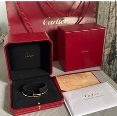 Small model Size 16 Light scratches of normal wear but easy to polish at any jeweler or Cartier store. Bought it at the Boca Raton Cartier Store in 2022, it comes with the complete package; double box, certificate, booklet, and bag. 18k yellow gold Made in France Classic Cartier Bracelet Perfect For Gifts, Classic Cartier Gold Bracelet Gift, Classic Cartier Gold Bracelet As A Gift, Cartier White Gold Bracelet For Formal Occasions, Luxury Rectangular Bracelets For Formal Occasions, Cartier Yellow Gold Bracelets As Gift, Cartier Rectangular Jewelry For Gift, Luxury White Gold Bracelet Stamped 14k, Designer Rectangular Bracelets As Gift