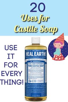 The Best Homemade Grout Cleaner - Crafty Little Gnome Uses For Castile Soap, Castle Soap, Castile Soap Uses, Pure Castile Soap, Natural Makeup Remover