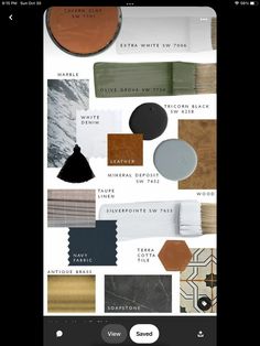 the different shades of paint and their names