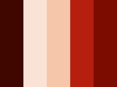 the color palette is red and brown