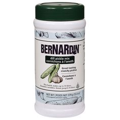 a jar of bennaron all - purpose mix with garlic and garlicnuts