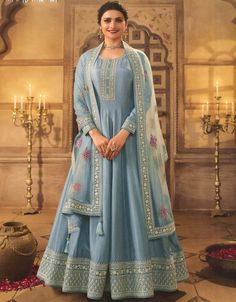 📸 Capture your most glamorous moments in the Mist Blue Pant Style Anarkali and share them with the world using hashtags like #ArabicAttire #AnarkaliLove #MistBlueBeauty. Join a community of fashion enthusiasts and inspire others with your impeccable sense of style. #ArabicFashion #FashionGoals #DressToImpress #AnarkaliLove #MistBlueElegance #ArabicAttireFashion #FashionInspiration #InstaStyle #EthnicChic #FashionForward #LuxuryFashion #EventReady #Fashionista #FashionAddict #FashionEnthusiast Asian Suits, Long Anarkali Gown, Bridal Anarkali, Silk Anarkali Suits, Party Wears, Designer Anarkali, Indian Gowns Dresses, Anarkali Gown, Indian Gowns