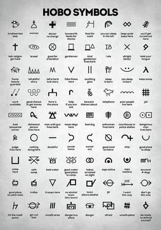 the symbols for hobo symbols and their meanings