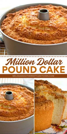 Elevate your baking with The Best Million Dollar Pound Cake! A standout among the best dessert recipes and ideal for your cake ideas list, this classic is made with seven simple pantry ingredients and boasts a creamy lighter texture. Rich, buttery, and timeless – it’s pure perfection! Million Dollar Pound Cake, Brown Sugar Pound Cake, Best Pound Cake Recipe, Southern Pound Cake, Baked Items, Pound Cake Recipes Easy, Buttermilk Pound Cake, Amazing Meals, Sour Cream Pound Cake