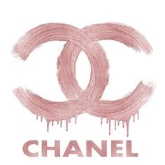 Fashion Logo Pink Blush Poster Print - Madeline Blake-VARPDXBLM118148 Image 1 Fashion Text, Louis Vuitton Iphone Wallpaper, Dripping Paint, Oversize Artwork, Chanel Art, Gray Farmhouse, Pink Chanel, Drip Painting, Add Art