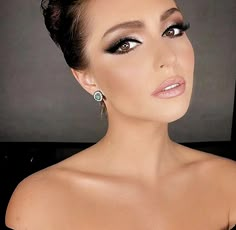 wedding makeup for brunettes #wedding #makeup #weddingmakeup Love this. #bestweddingmakeup Pretty Wedding Makeup, Pageant Makeup