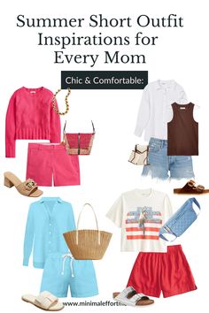 Looking for the perfect mom summer outfits? Check out these 5 fabulous shorts outfit ideas for women over 40! From casual chic to effortlessly stylish, these summer casual outfits will have you feeling confident and comfortable all season long. Embrace your style and stay cool with these trendy shorts outfits. Perfect for women over 40, these looks will inspire your summer wardrobe. #ShortsOutfitsWomenOver40 #MomSummerOutfits #SummerCasualOutfit Trendy Shorts Outfits, Mom Summer Outfits, Outfit Ideas For Moms, How To Wear Shorts, Shorts Outfit Ideas, Summer Casual Outfit, Outfits For Moms, Summer Shorts Outfits, Shorts Outfits Women