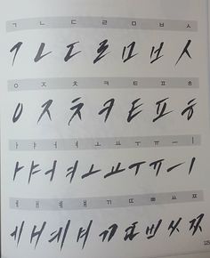 some type of calligraphy written in different languages