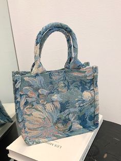 Bag For Love - Floral Pattern Square Bag - Women Satchels Product Description Color Blue Quantity 1 piece Composition 100% Cotton Material Canvas Size Chart INCH CM Size Bag Width Bag Height Bag Length one-size 3.5 6.7 7.5 Size Bag Width Bag Height Bag Length one-size 9 17 19 Similar Products h2 { text-align: center; } .red-box { width: 100%; display: flex; flex-direction: row; flex-wrap: wrap; justify-content: center; } .red-box > div { width: 231px; height: 308px; margin: 10px; } .red-box > di Summer Large Capacity Fabric Shoulder Bag, Large Capacity Fabric Shoulder Bag For Summer, Trendy Fabric Bags For Summer, Trendy Summer Fabric Bags, Trendy Fabric Summer Bag, Fabric Bags With Large Capacity For Summer, Casual Summer Fabric Bags, Spring Large Capacity Blue Shoulder Bag, Summer Rectangular Fabric Shoulder Bag