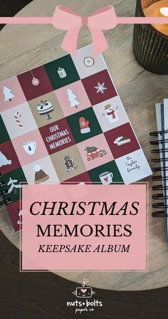 Christmas Memories Keepsake Journal Christmas Photo Album