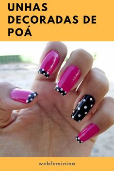 Nails French Tip Color, French Tip Color, Polka Dot Nail Art, Nails French Tip, Beauty Hacks Nails, Manicure Nail Designs, Gel Nail Art Designs, Dot Nail Art, Gel Nails Diy