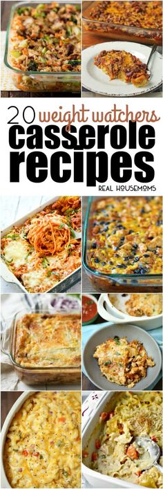 20 weight watchers casserole recipes that are easy to make and delicious for the whole family