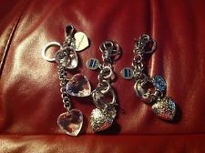 3 New Silver Tone Kathy Van Zeeland Purse Handbag Charms Key Fob Chain Keychains Handbag Charms, Key Fob, Keychains, Silver Tone, With Confidence, Charms, Great Deals, Purse