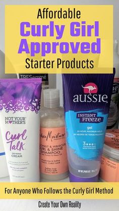 Curly Girl Method Routine, The Curly Girl Method, Drugstore Products, Natural Hair Treatments, Curly Hair Products, Create Your Own Reality, Natural Moisturizer, Brittle Hair