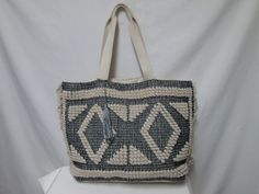 Excellent used Condition, no hole or tears; 100% Cotton  measures about 20" wide, 15" tall, depth is 6", strap drop is 11" button closure, 2 slide pockets Thank You. Embroidered Canvas Shoulder Bag For Travel, Embroidered Hobo Tote Bag For Travel, Embroidered Hobo Bag Tote For Travel, Embroidered Tote Hobo Bag For Travel, Embroidered Rectangular Canvas Travel Bag, Embroidered Rectangular Canvas Bag For Travel, Embroidered Rectangular Travel Canvas Bag, Embroidered Canvas Rectangular Shoulder Bag, Rectangular Embroidered Canvas Travel Bag