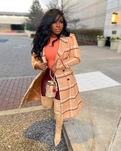 Plaid Print Coat, Winter Mode Outfits, Plaid Trench Coat, Mode Inspo, Fashion Mode, Winter Fashion Outfits, Fall Winter Outfits