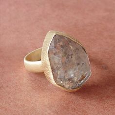 Bezel Set Ring, Herkimer Diamond Ring, Healing Stone Ring, Natural Stone Jewelry, 18K Gold Vermeil Ring, Women's Statement RingProduct DetailsItem Code: IAJBR-1573Gross Wt. 6.50 GmsStone Name: Herkimer DiamondStone Size: 12*20mmMetal: 18K Yellow Gold Plated Over BrassRing Sizes: Please choose from drop down menu. If you do not see your finger size, select custom and I'll make a ring just for you!Note :- This rings you will receive may vary slightly in color from the images because these are natu Gold Topaz Ring With Large Stone As Gift, Gold Crystal Ring With Large Stone For Promise, Gold Crystal Ring With White Topaz Gemstone, Open Crystal Ring With Large Stone For Weddings, Wedding Crystal Ring With Large Stone, Open Design, Wedding Crystal Ring With Large Stone, Wedding Open Ring With Large Crystal Stone, Unique Crystal Ring With Large Stone For Anniversary, Unique Large Stone Crystal Ring For Anniversary