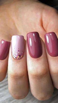 Short Square Nails, Her Nails, Nail Art Instagram, Design Nails, Nails 2020, Nails Pink, Pink Nail