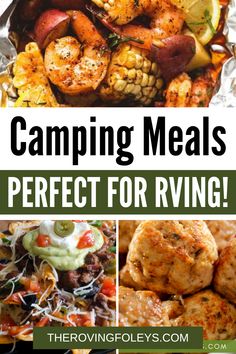 camping meals that are perfect for rving