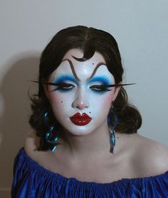 Vampire Bride, Drag Make-up, Drag Makeup, Cool Makeup Looks, Dope Makeup, Make Up Inspo, Clown Makeup, Nyx Cosmetics