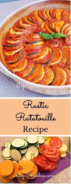 an image of rustic ratatoulie recipe