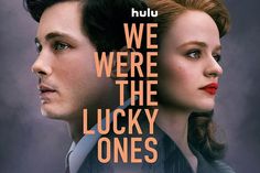 the movie poster for we were the lucky ones with two people looking at each other